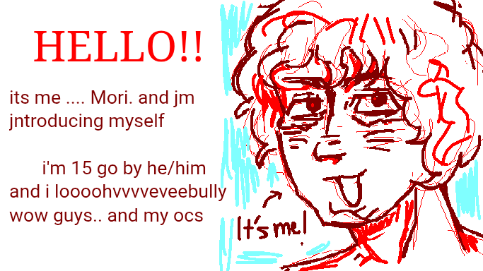 komradekisser's tweet photo. hi my name's mori #bullytwt
Dms open 4efur. and im an artist and im evil
oomf me uUP. Ok
This is a 🧵 of introduction i made on my phone https://t.co/kEtlWob8Sv