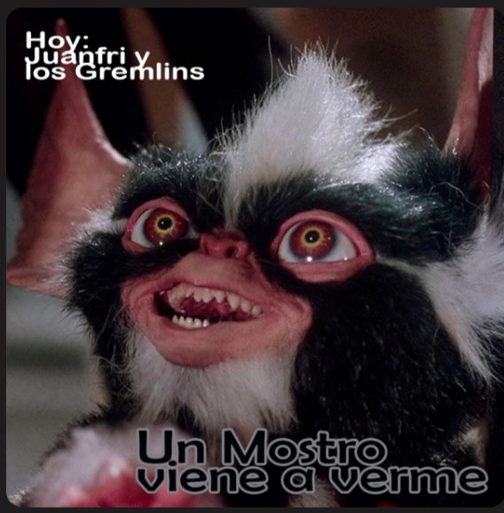 macacacueva's tweet photo. Los gremlins y los mogwais. MVV #14 - Acceso anticipado

En 2027 tendremos otra película y una serie de animación que cambia totalmente el lore de las películas.
Repaso a la saga y a sus protagonistas: el soseras y Phoebe Cates, y sus mamellas.
https://t.co/SOMLDuAkFW https://t.co/qNFFv8gHMj