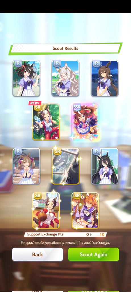 xiluwp's tweet photo. @Umamusume_mx Me faltó la Sirius nomás (le tiré otro multi y me salió la ssr de wit de bijin) https://t.co/EnyLyE2ZKg