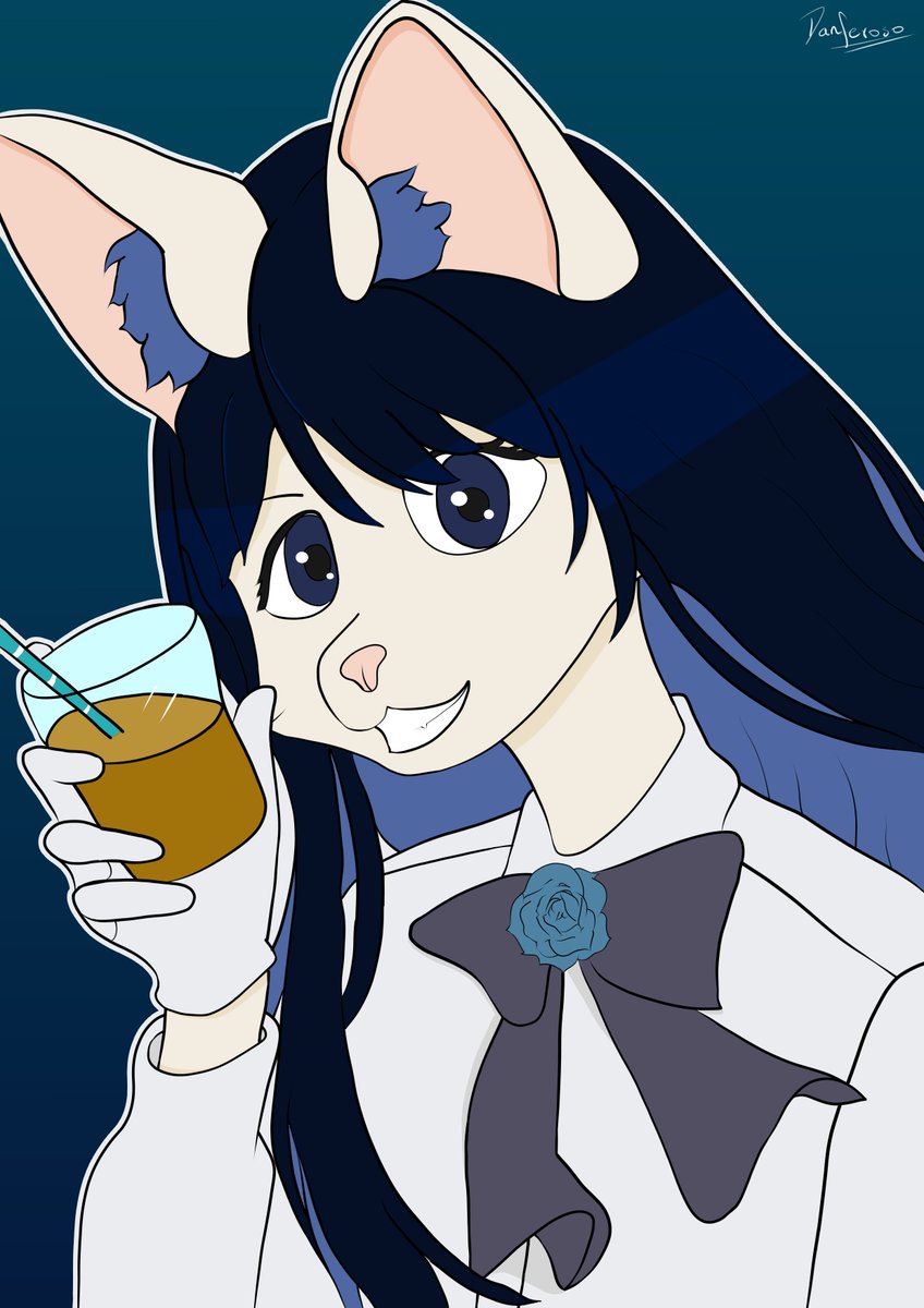 Dibujo que olvide publicar. Espero les guste. 
Estoy furrificando personajes. Así que si desean más pueden ver mi perfil o seguirme. 

Dibujo hecho en vivo Twitch.tv/danferoso

Personaje original: #Ado