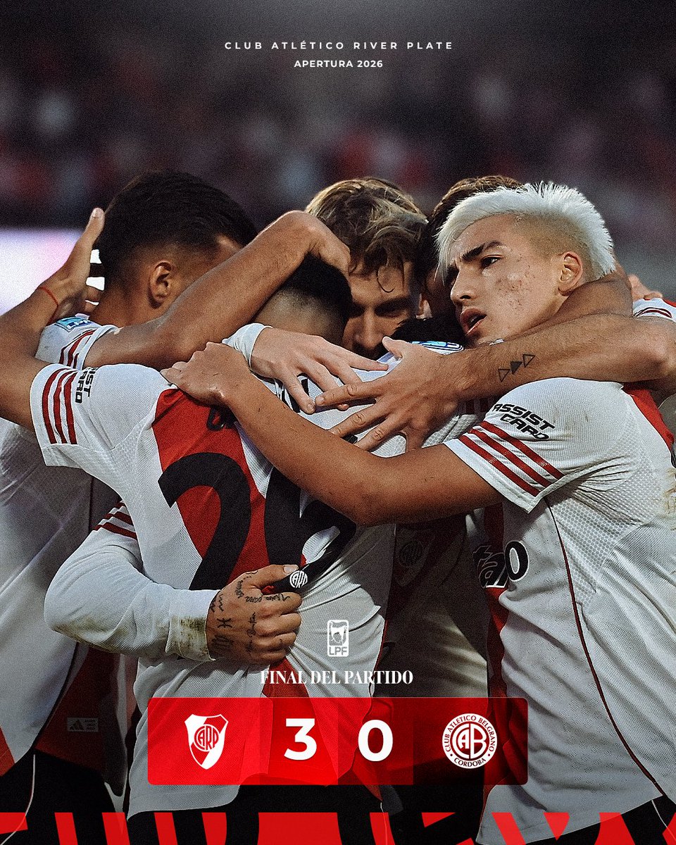 ¡¡GANÓ RIVER!! 🤍❤️🤍