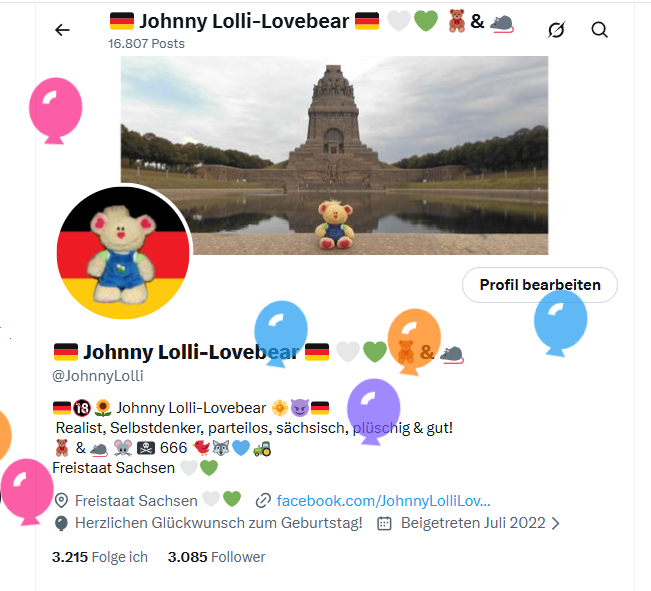🇩🇪 Johnny Lolli-Lovebear 🇩🇪 🤍💚 🧸& 🐀 tweet media