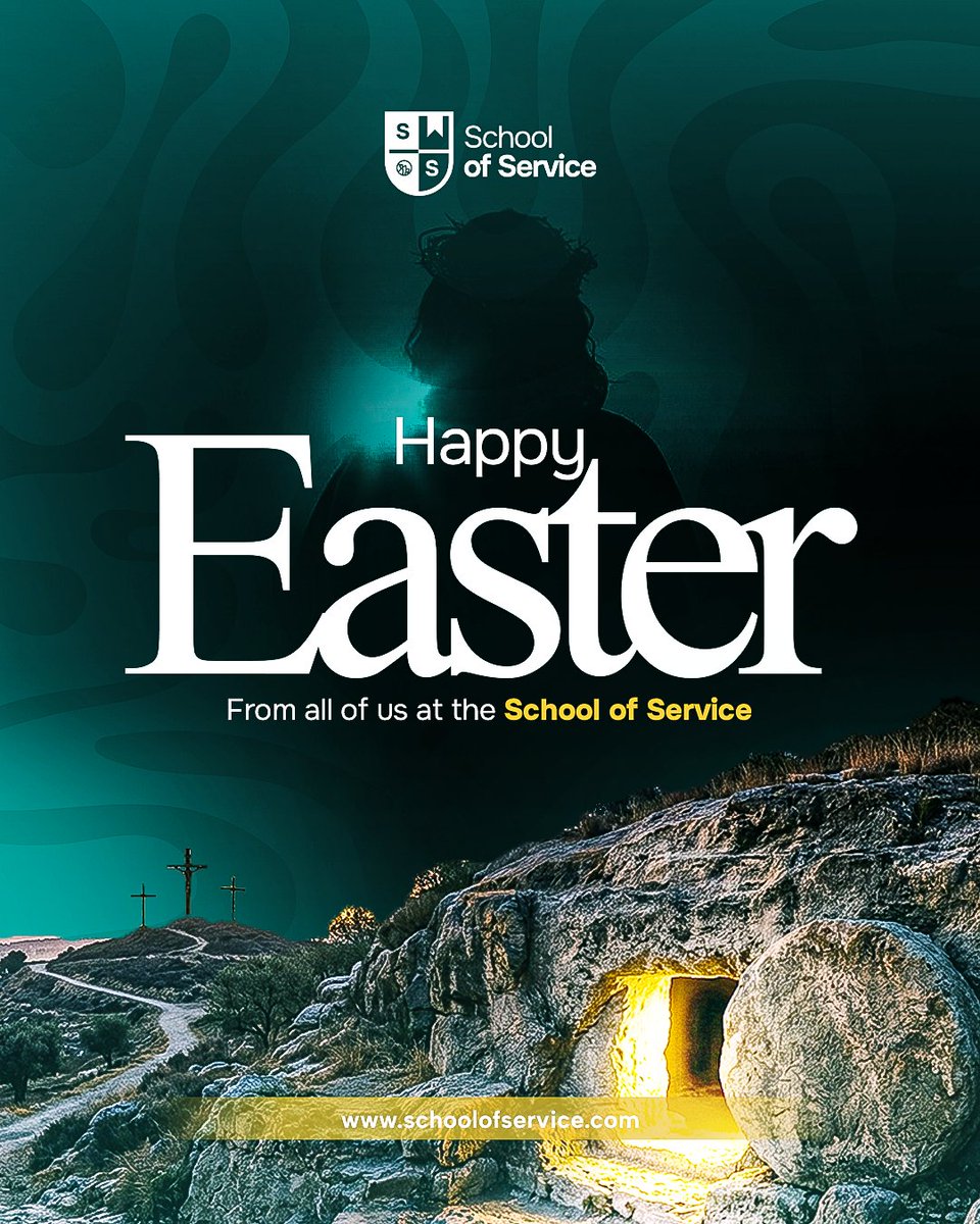 schoolofservic's tweet photo. Easter speaks of new beginnings.
A chance to grow, to improve and become more confident in how you show up.
Happy Easter, from all of us at School of Service

#Eastersunday #SchoolOfService #NewBeginnings #ExcellenceInService #FullTimeExcellence https://t.co/13Zf5aRZCa
