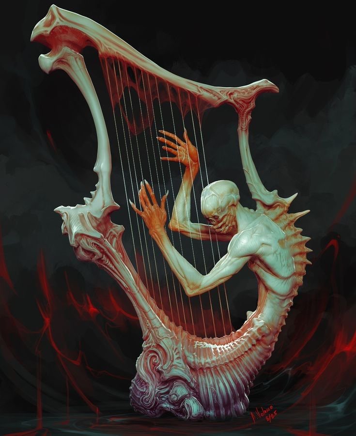 “Arpista" by Luis Arturo Arzate Velasco.