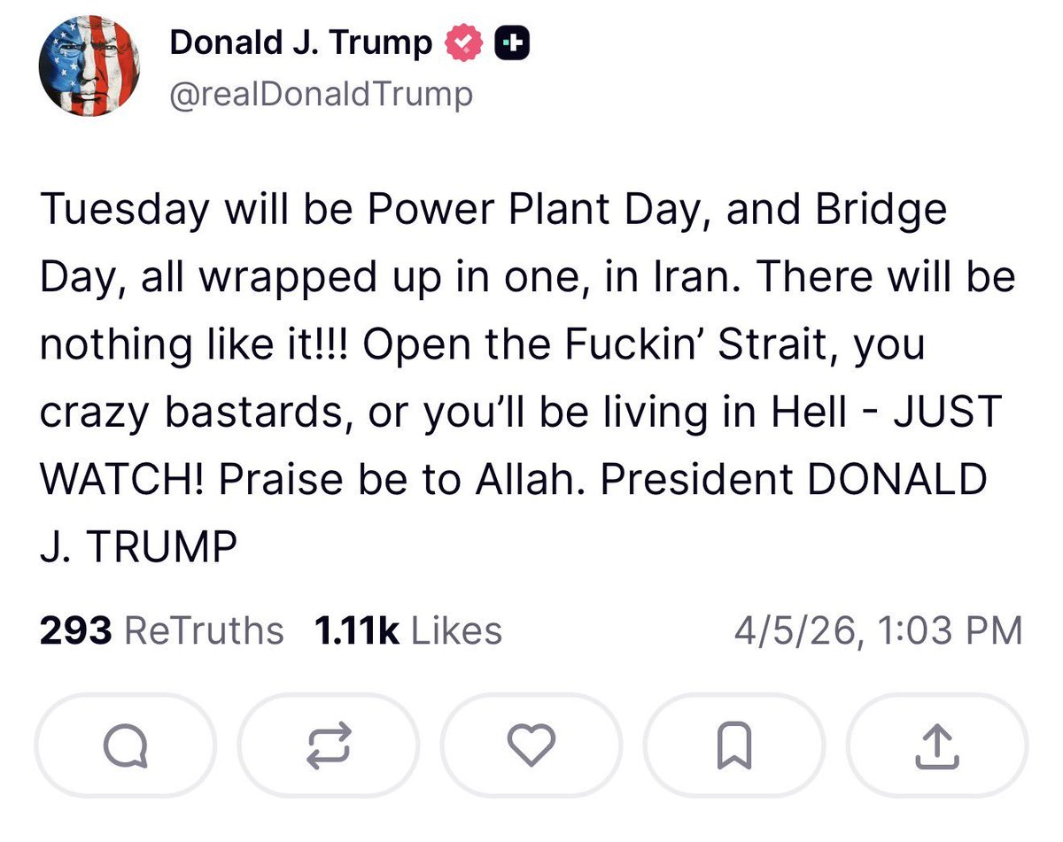 On Easter Sunday this statement from #POTUS

It used to mean President of the United States, but the orange vulgarian manchild pedo-demon in the WH has changed everything:

#P iece
#O of
#T otally
#U seless
#S hit

He really embodies the worst of humanity. Vlad's trojan horse...