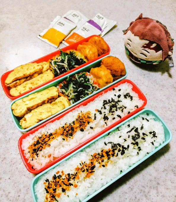 お弁当今日で終わり! 頑張った自分