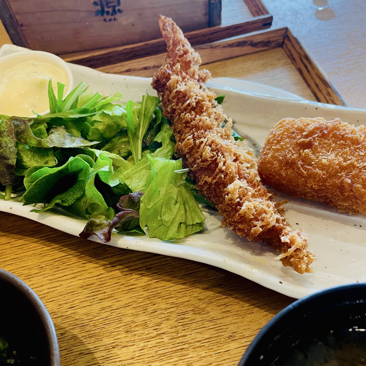 rsroger555's tweet photo. 肝心な事を忘れてるような気がして
不安な毎日を送っております
笑
病院の定期検診
待ち時間に向かいのtapioでランチ
#jcho仙台病院 #定期検診 #tapio #源ちゃん #海老フライ大好き https://t.co/gBT4uQIvLZ