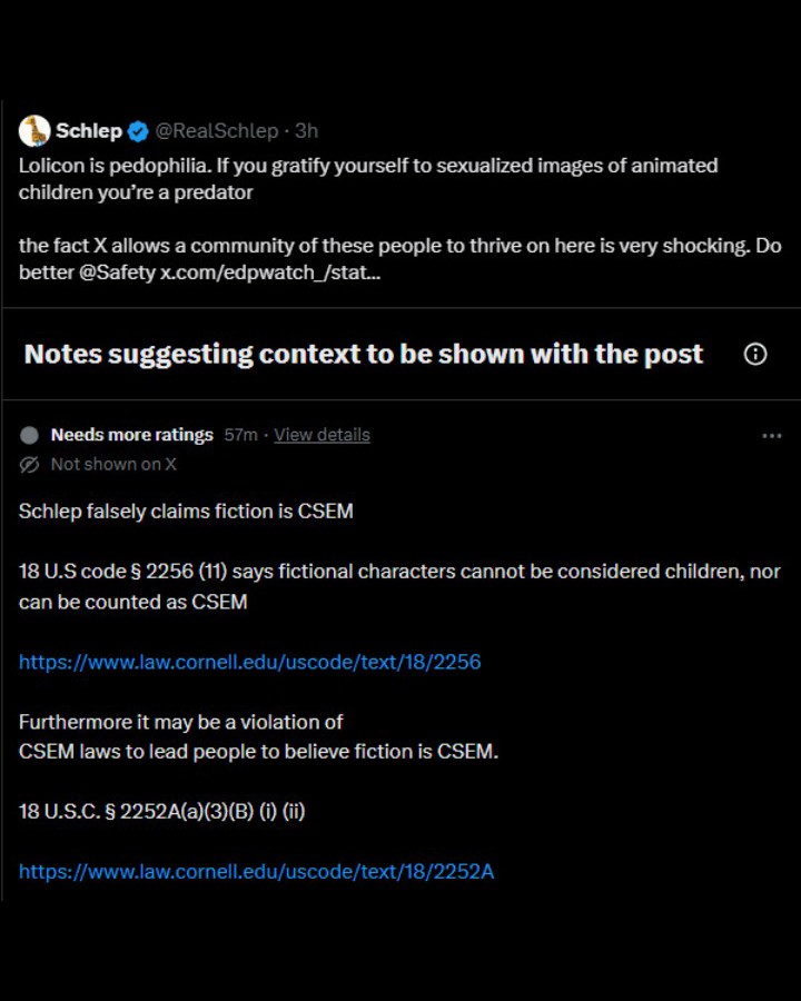 4. Anti-lolis also associate with and even shield pedophiles. Schlep is ...