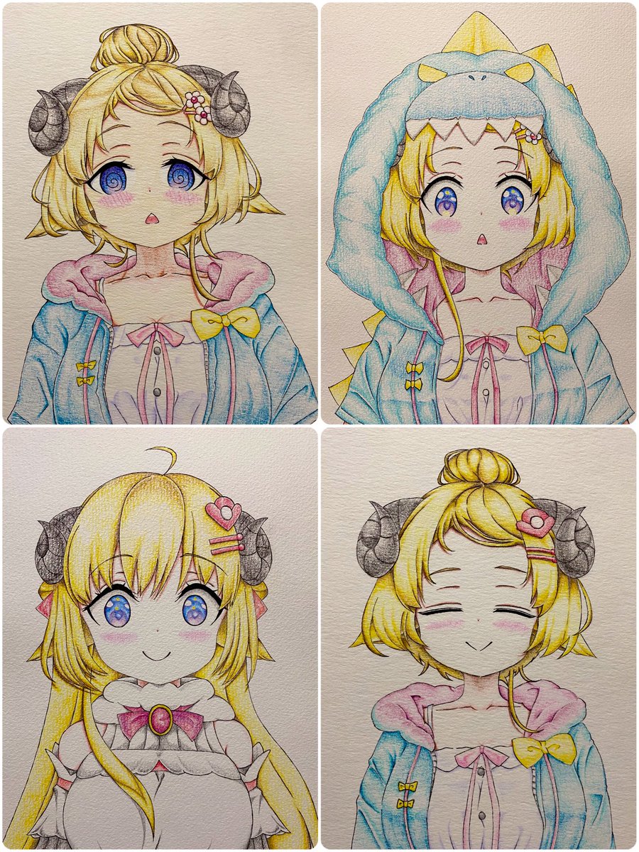 1003_maro's tweet photo. 色鉛筆での自由な色塗り
#私の絵の圧倒的なこだわり https://t.co/nk5zUgPFjd