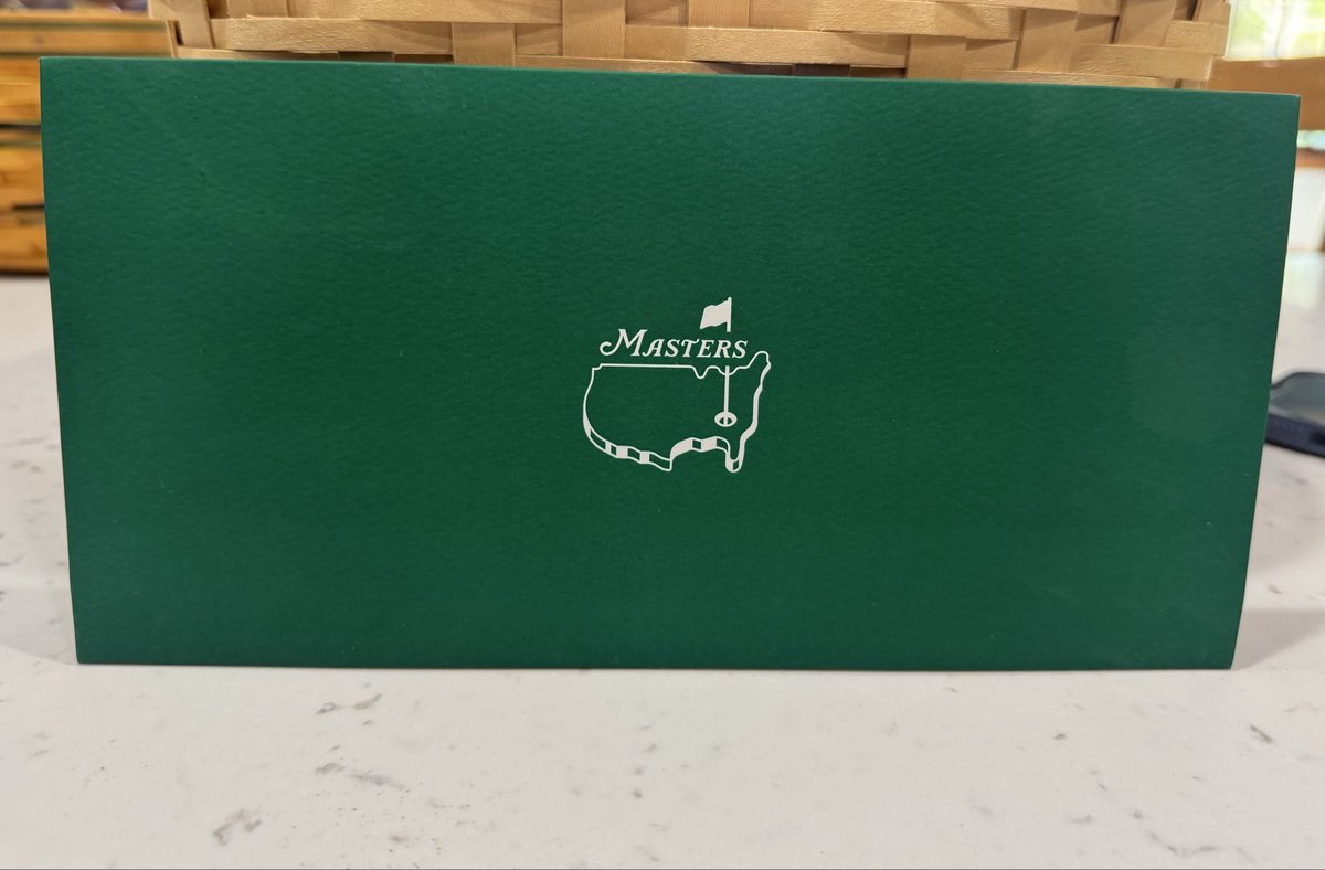 achinn14's tweet photo. Not sure mail day gets better than this @BruceChinn23 #TheMasters https://t.co/ZlxAWLc3rg