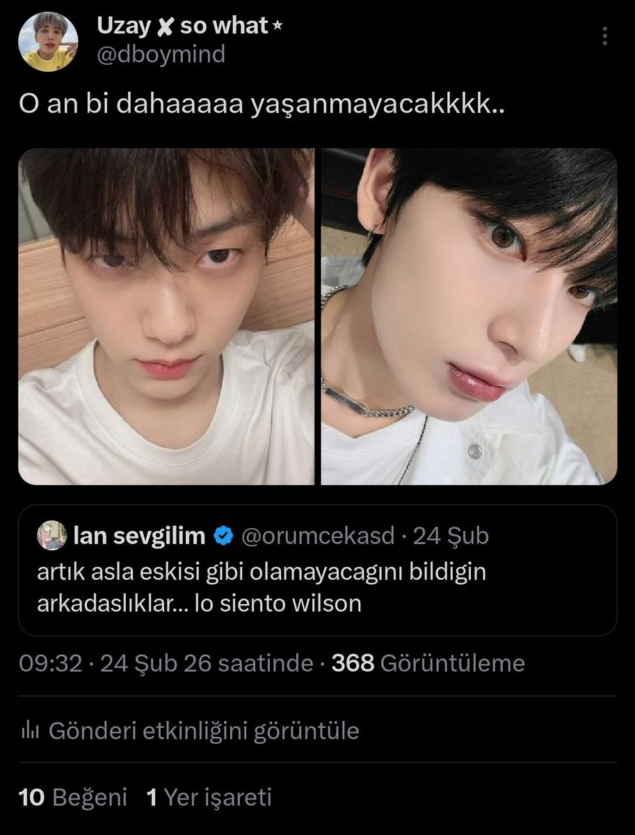 Uzay ✘ so what⭒ tweet media