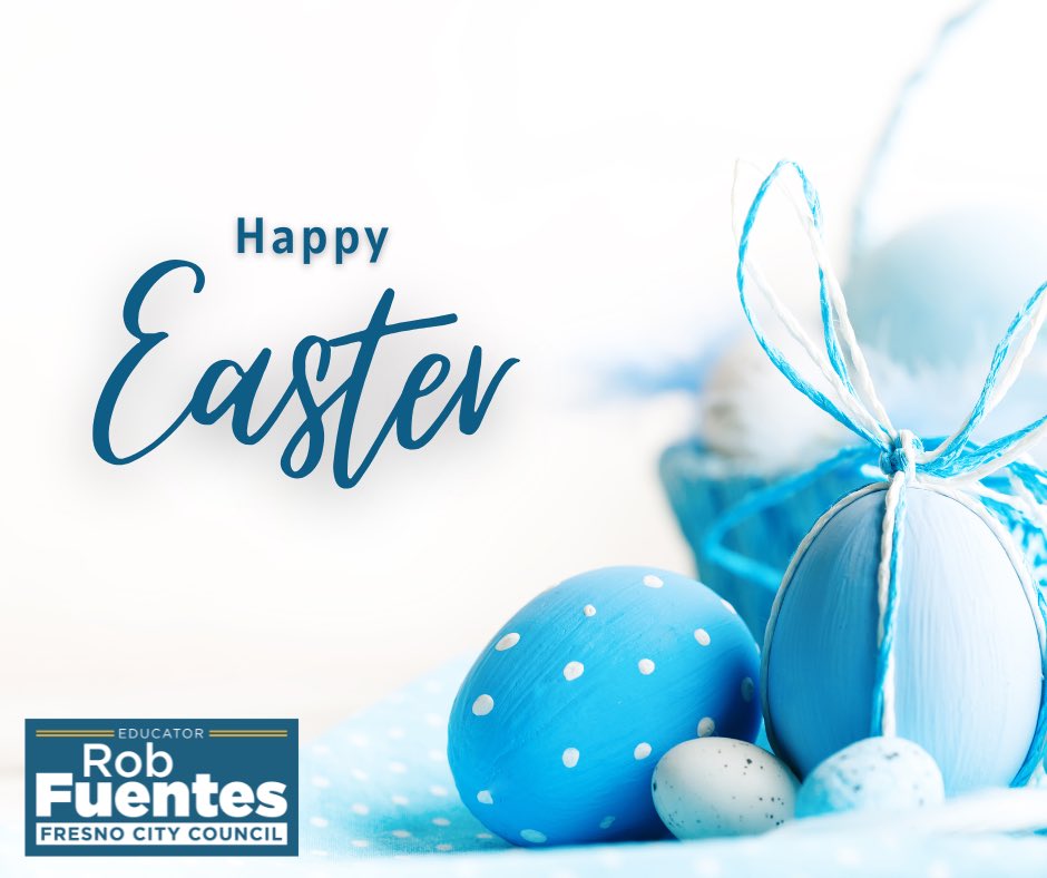 RobFuentesCA's tweet photo. Happy Easter! Today, we celebrate the triumph of faith over fear, hope over despair, light over darkness. I hope you enjoy the day with loved ones. https://t.co/sfqGr05VTM