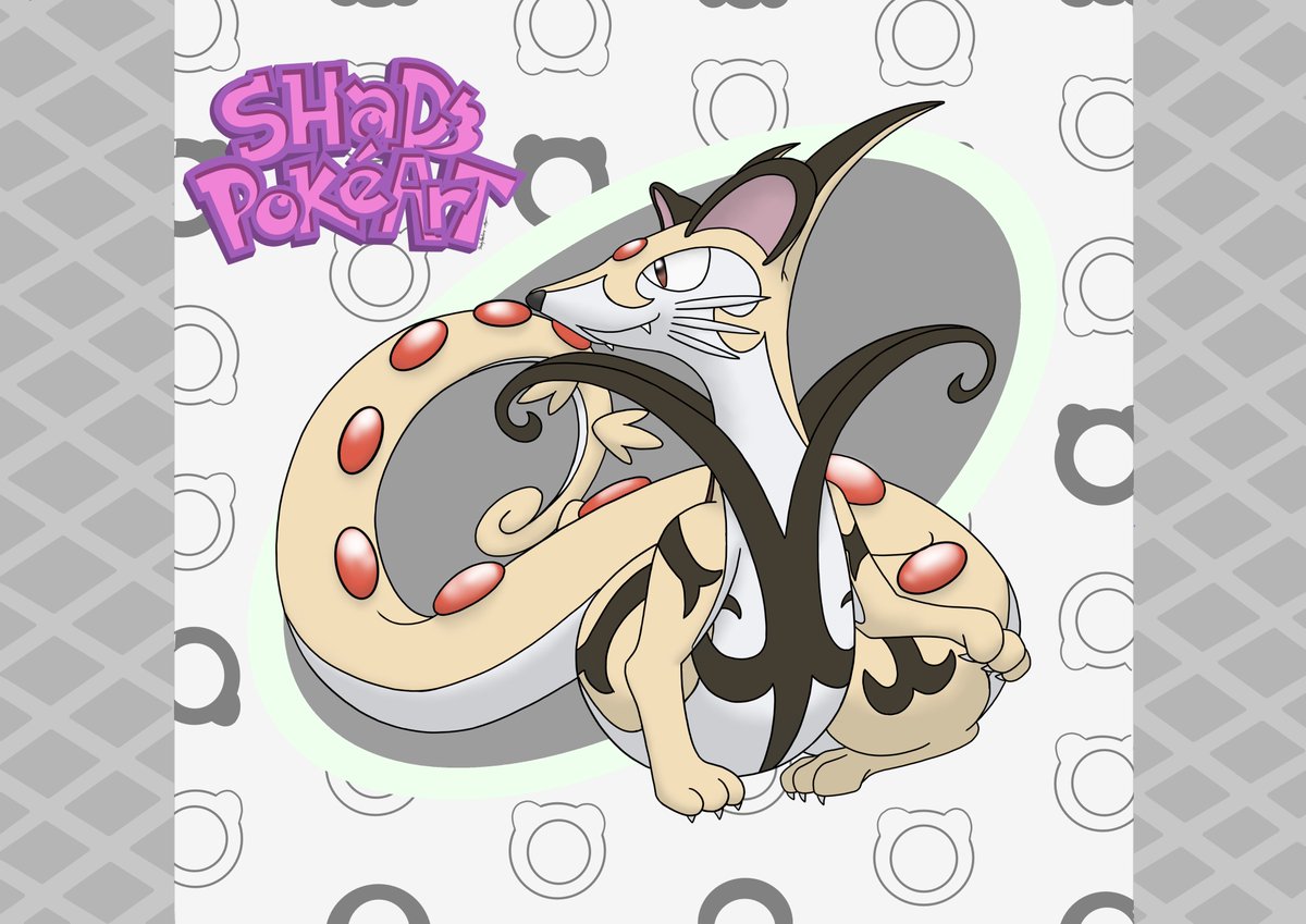 SkyPage16's tweet photo. Serperior x Persian (Reversed) - Request by comradestrawhat on Tiktok 
#pokemon #pokemonart #fakemon #pokemonfusion #shadzpokeart #pokemonfanart #serperior #persian #pokemondrawing #pokemonfan #digitalart #art https://t.co/V1iRS3Nu5y