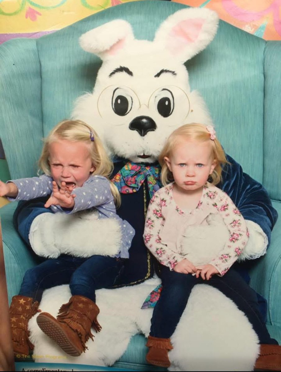 MyersVote's tweet image. Happy Easter!  These two always loved the Easter Bunny. #yourbackyard #easter #memories