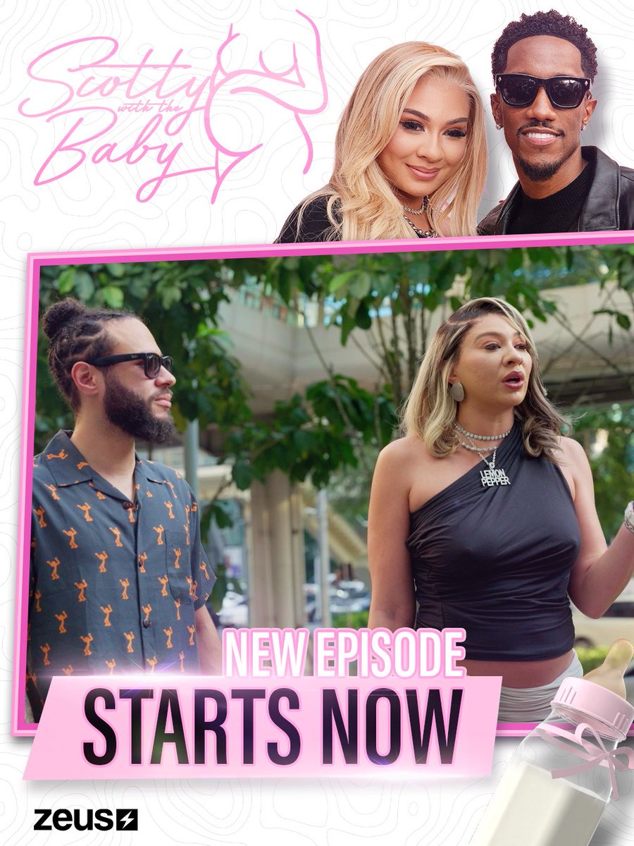 The_ZeusNetwork's tweet image. Let’s GOOO!! 🤰🏽 The NEW EPISODE of #ScottyWithTheBaby STARTS NOWWW!!! 👏🏾 Go to those Zeus apps, grab your #EasterSunday crew, and tune in NOWWW!!! 🔥