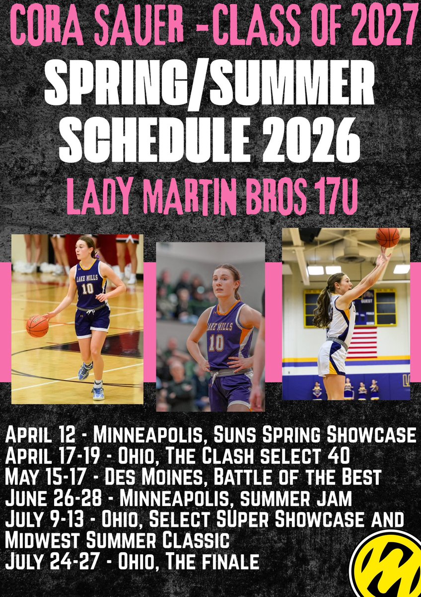 CoraSauer10's tweet photo. Excited for this AAU season with Martin Bros! Starts next weekend! @martinbrosgbb @mikemillsnc https://t.co/HJUyrXq8Gy