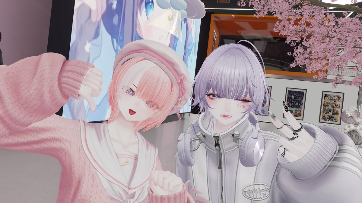 potengeVR's tweet photo. 先月はお休みしてしまったけど今回は参加〜〜可愛い2ショありがとう！！ #S2KFC_VRC https://t.co/80NV5Nk8Bz