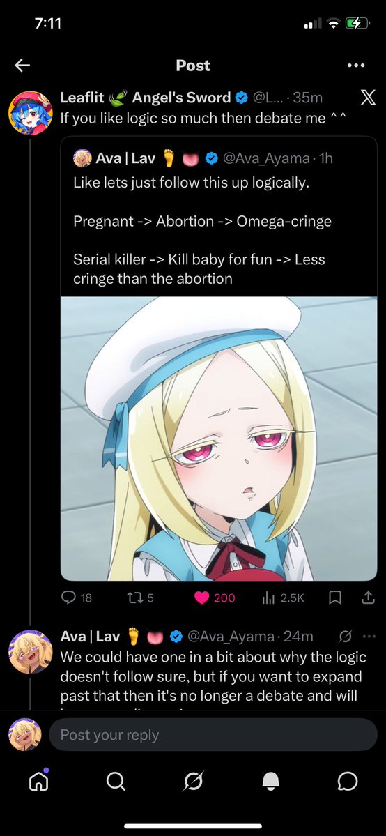 Ava | Lav 🦶👅 tweet media