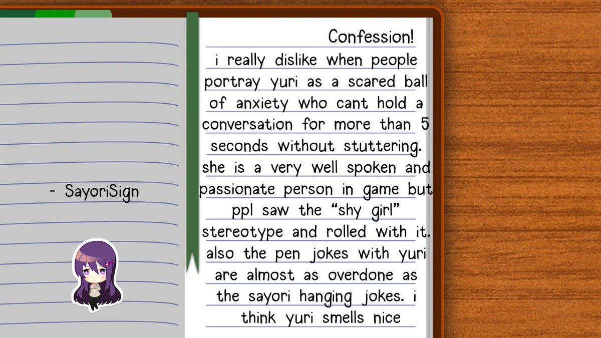 Doki Doki Literature Club Confessions tweet media