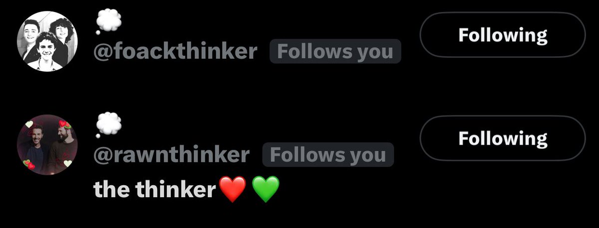 These fuckign thinker accounts 😭😭