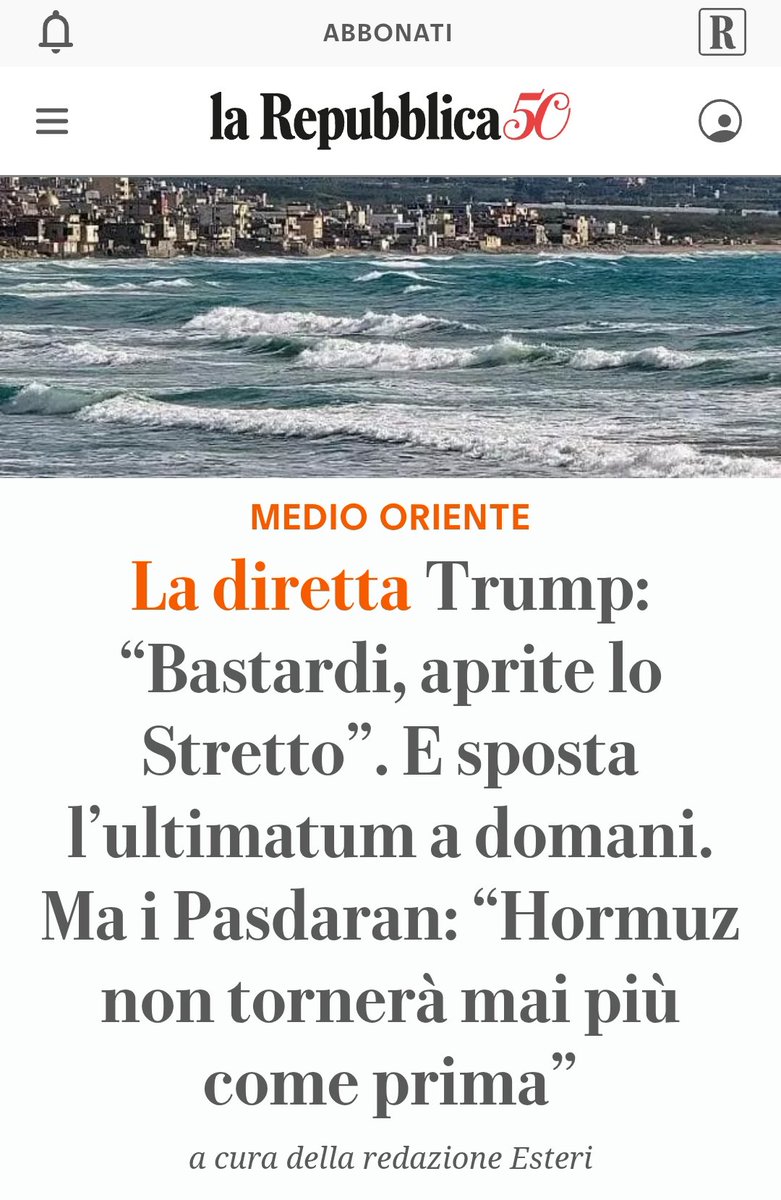 Una gara tra teste di cazzo
#Trump
#Iran
#Netanyahu