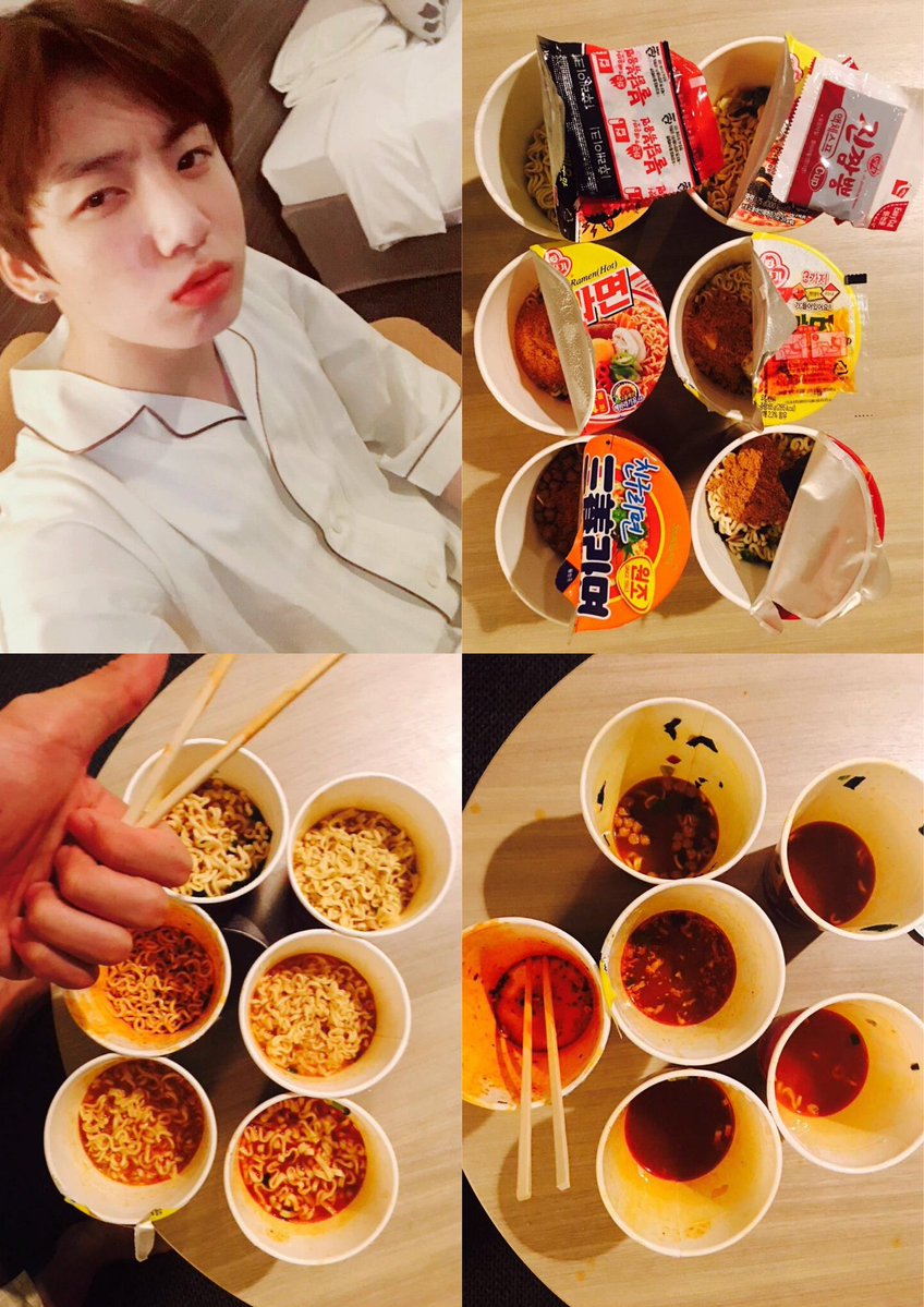 koostrous's tweet image. jungkook gonna devour all the wings i just know #fighting