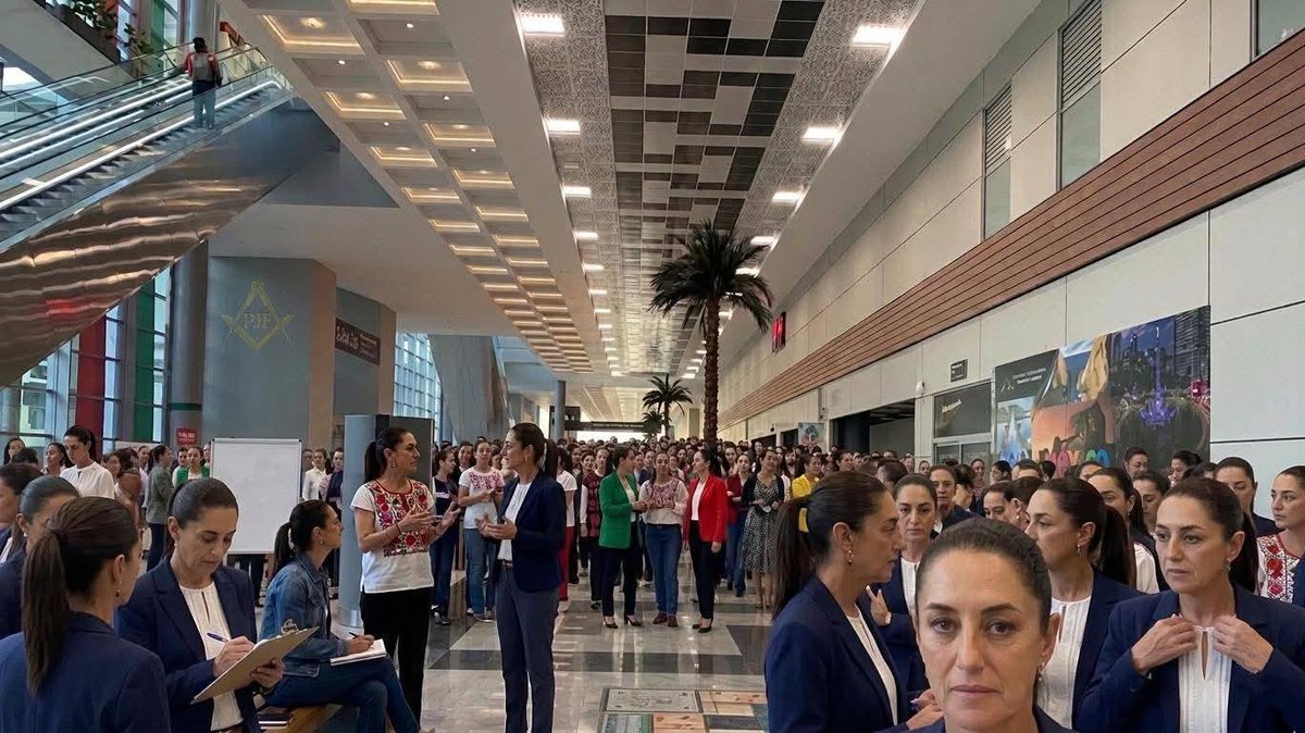 <a href="/Claudiashein/">Claudia Sheinbaum Pardo</a> Los 164 mil 525 pasajeros en 1,233 vuelos 😂🤣👇