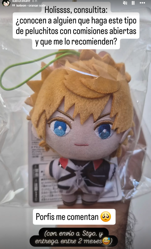 screenshot ordinario pero ando buscando a alguien que haga muñequitos así, que sea de confianza 🥺