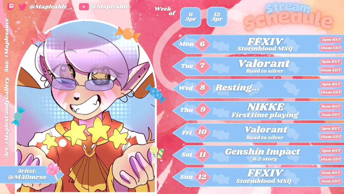 Mapleable˚✧₊Fairy Vtuber˳✧༚🧚‍♀️Debut: 19th June tweet media