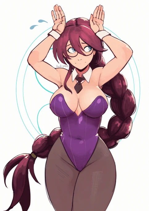 She forgot the bunny ears