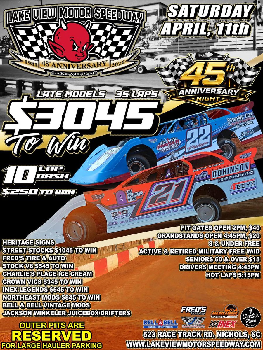 Lake View Motor Speedway tweet media