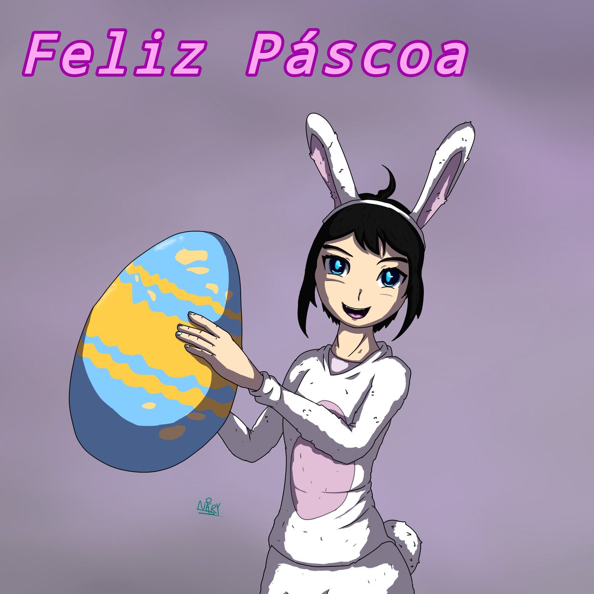 Feliz Páscoa!#Páscoa #artㅤㅤㅤㅤ #manga #digitalart