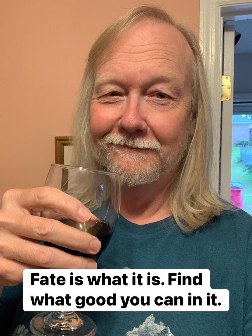 JimEHendricks's tweet photo. Sunday Evening Philosophizing … Fate is what it is. Find what good you can in it. #jimosophy #alwaystakeacab https://t.co/0aYuuKtLgu