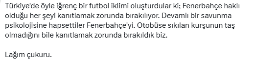Skandal dedikleri penaltı çok net, tartışmasız bir penaltı. Nihat Kahvecinin, Bünyamin Gezer' in, Deniz Çoban' ın, Bahattin Şimşek' in, Bülent Yıldırım' ın, Celttenburg' un, Ersin Düzenin net penaltı dediği bu pozisyonu neden maniple ediyorlar?
Çünkü;