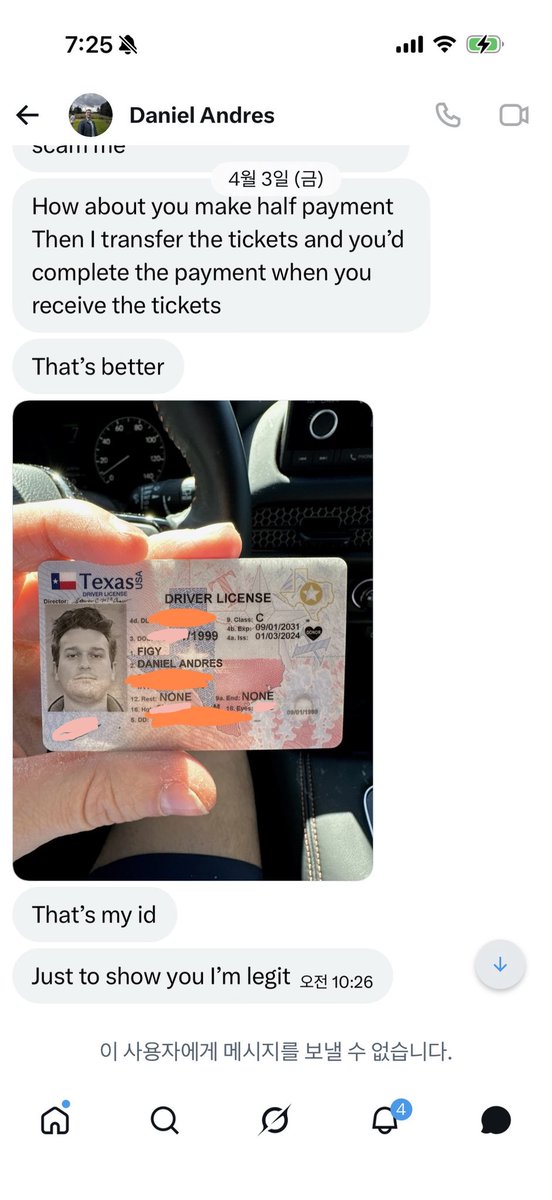 dlrjsrjfpdyd's tweet image. @danielbyname hey guys he’s a SCAMMER!!! I was trying to buy NBA tickets from him, sent money, but he never transferred the tickets and didn’t issue a refund. and he BLOCKED me 🤣🤣🖕💩🖕🖕

#fraud #scam #fraudalert #scammer