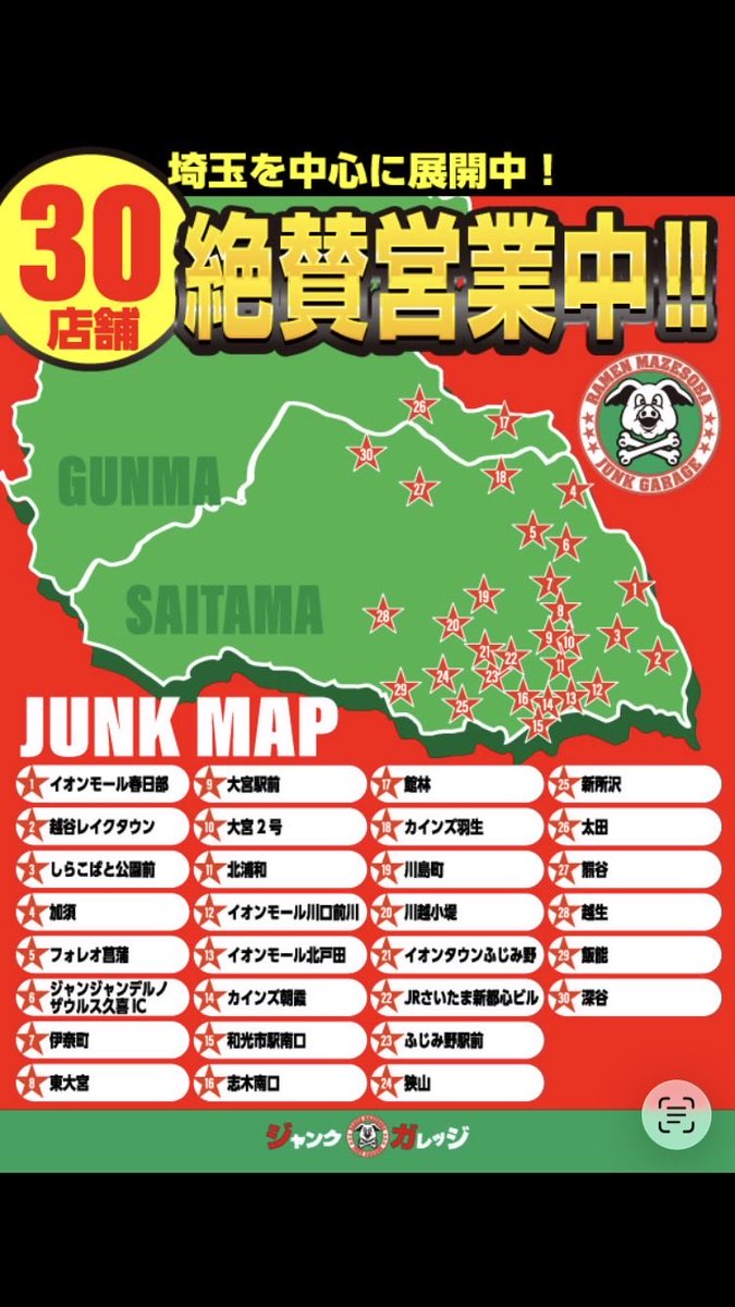 _junkgarage's tweet image. 🔥埼玉のソウルフード、
それはもうジャンクガレッジでしょ😎🍜

麺、野菜、スープ。
この迫力、この破壊力。
この一杯は、ジャンクにしか出せない。

埼玉でガッツリいくなら、結局ここ。

#ジャンクガレッジ #埼玉グルメ #埼玉ラーメン #郷土料理