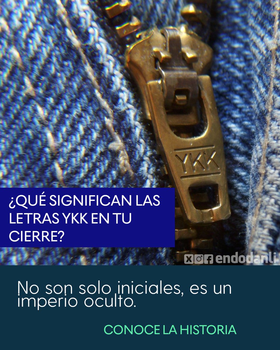 endodanli's tweet photo. ¿Sabes Qué Significan Las Letras YKK En Tu Cierre?

Te lo cuento rápido: ese código que ves en la cremallera de tus jeans, chaqueta o mochila no es solo una marca. YKK son las siglas de "Yoshida Kōgyō Kabushikikaisha", una empresa japonesa que empezó en 1934 cuando su fundador, Tadao Yoshida, se propuso hacer cierres que nunca fallaran. Su obsesión por la calidad fue tan grande que hoy fabrican unos 10 mil millones de cierres al año, dominando el mercado mundial.

Pero la historia del cierre mismo es una de persistencia. El primer diseño, de 1893, era tan malo que se atascaba y había que descoserlo para lavar la ropa. El cierre moderno lo perfeccionó Gideon Sundback en 1914, tras una tragedia personal. Su diseño ingenioso —y la máquina para producirlo— es básicamente el mismo que usamos hoy. ¿Te imaginas vivir sin él?

Dato que sorprende: Se han fabricado más cierres que bombillas para nuestras ciudades.

¿Alguna vez un cierre atascado te ha salvado o arruinado un momento?

Conocer su historia y calidad te ayuda a elegir mejor y apreciar los objetos bien hechos. 👌🏾

──────────
Fuente: Veritasium — How the Zipper Was Invented.
#Curiosidades #Ingeniería #Inventos #YKK #Cierres #EndoDanlí #TadaoYoshida