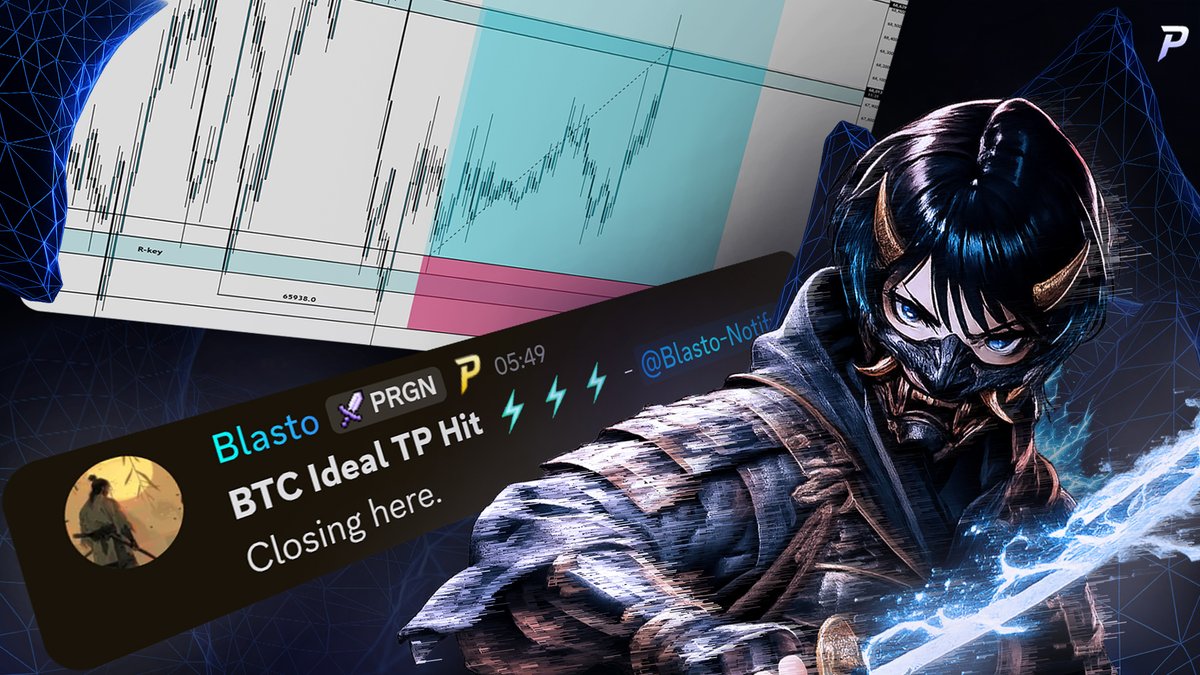 Blasto strikes AGAIN⚡ 

$BTC Ideal TP HIT!
Lightning execution on point.

Who's riding the next wave with <a href="/iBlasto_/">Blasto</a>?