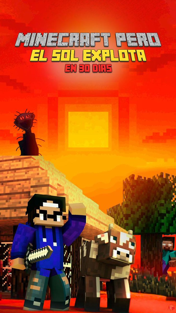 Sicknesslly's tweet photo. ¡Ya que el don tiene la cuenta suspendida, les aviso que ya anda en stream! Siguiéndole al Minecraft de terrorcito y mucho sol https://t.co/eECxlTvqWQ https://t.co/ZBCBGCunRt