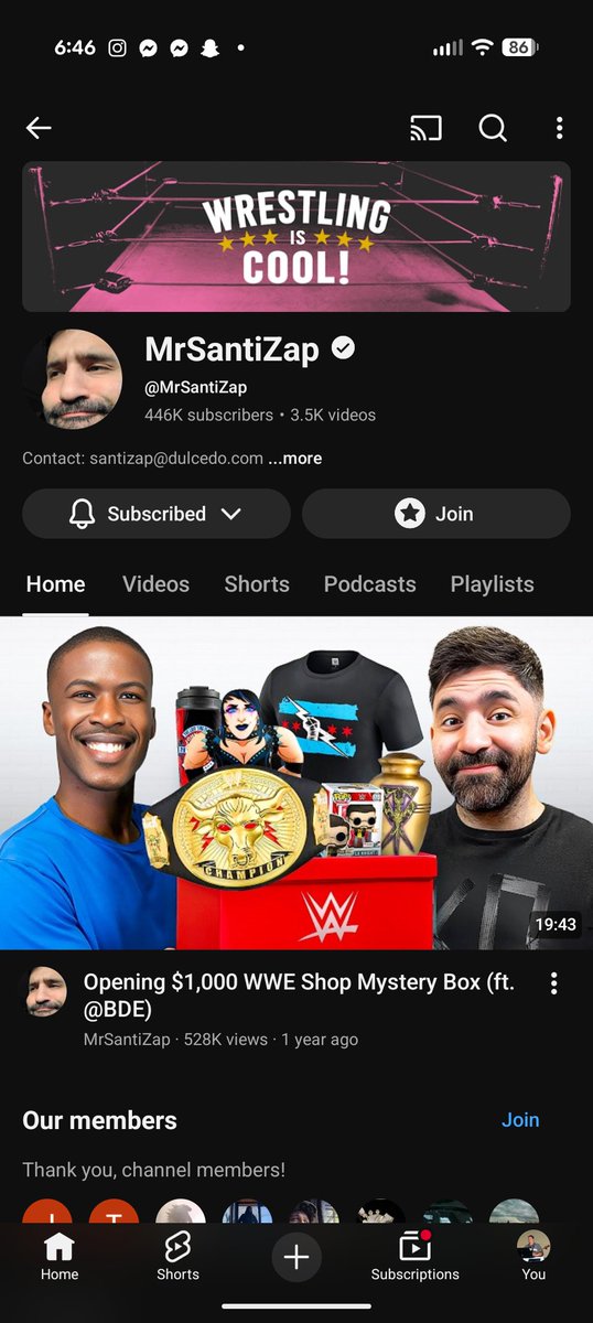 dominatorjake1's tweet photo. @MrSantiZap I'm a huge fan! I watch your videos everyday. Would love to have an official replica, would be a dream come true! https://t.co/c7kUgoXMh5