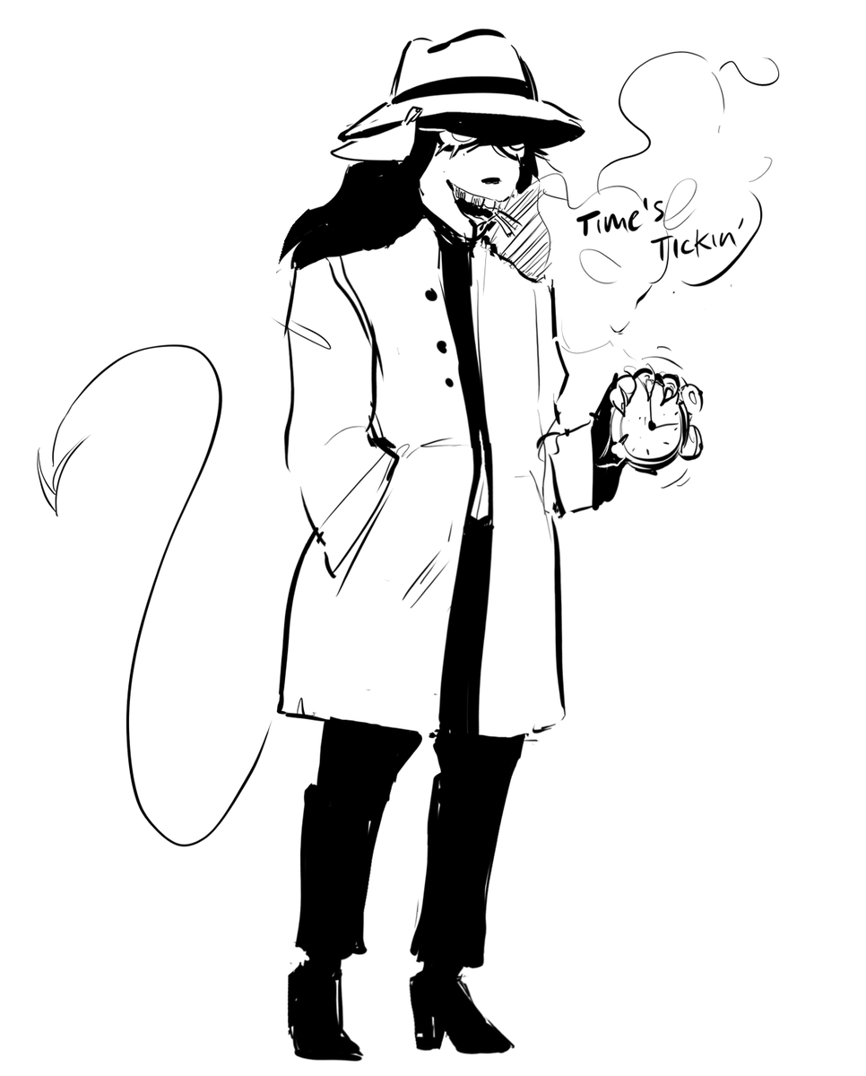 🐈 our burgeoning hell project needed any unlikely looking devil and I wanted to embrace my inner human cigarette