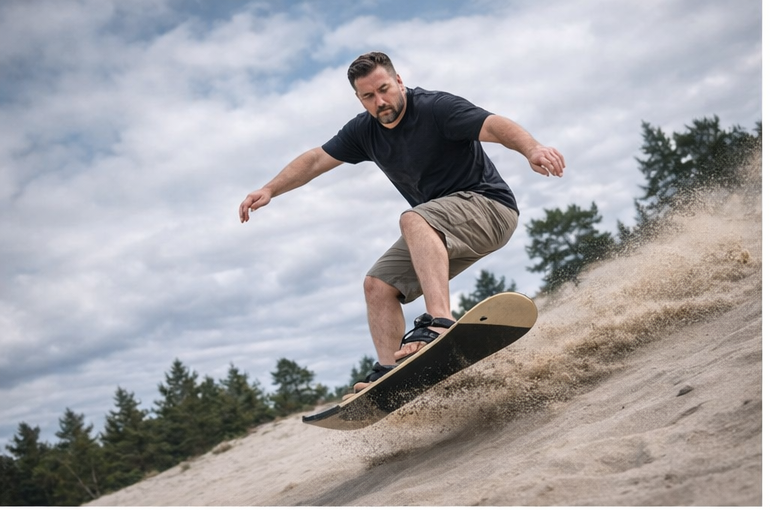 SandMasterPark's tweet photo. Doctor Dune in the air! https://t.co/7ZljBMdUVO