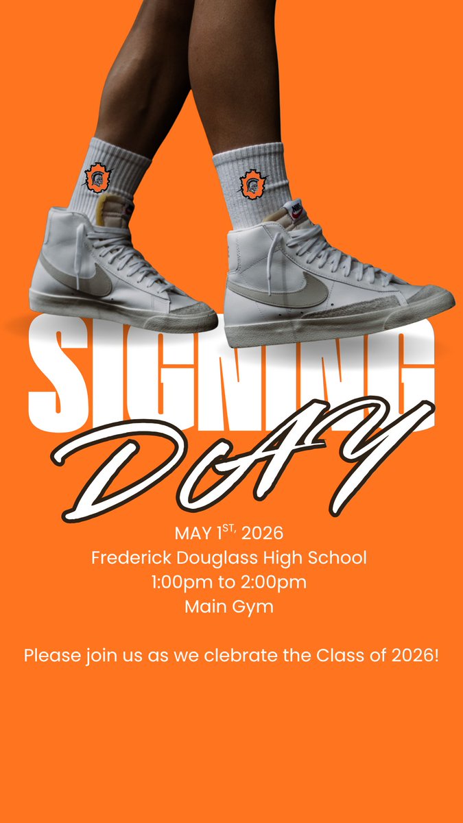 Signing Day at Douglass High School: Where the Grind Gets Rewarded.🧡🖤⚔️
