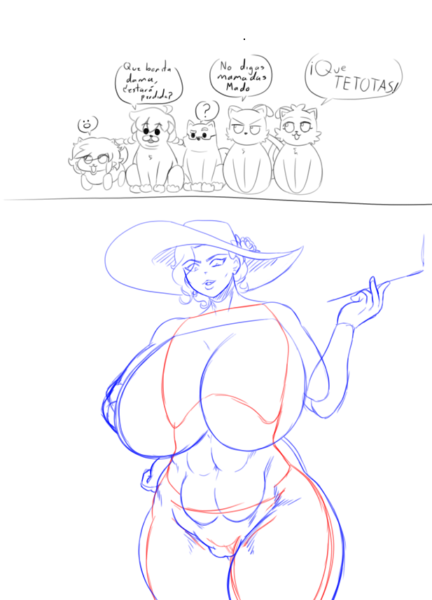 Mi primer intento dibujando en Krita. (04/Abr/2026)