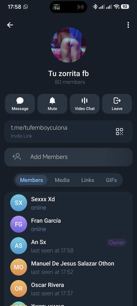 Estoy en vivo en mi canal de telegram
Dm si te quieres unir