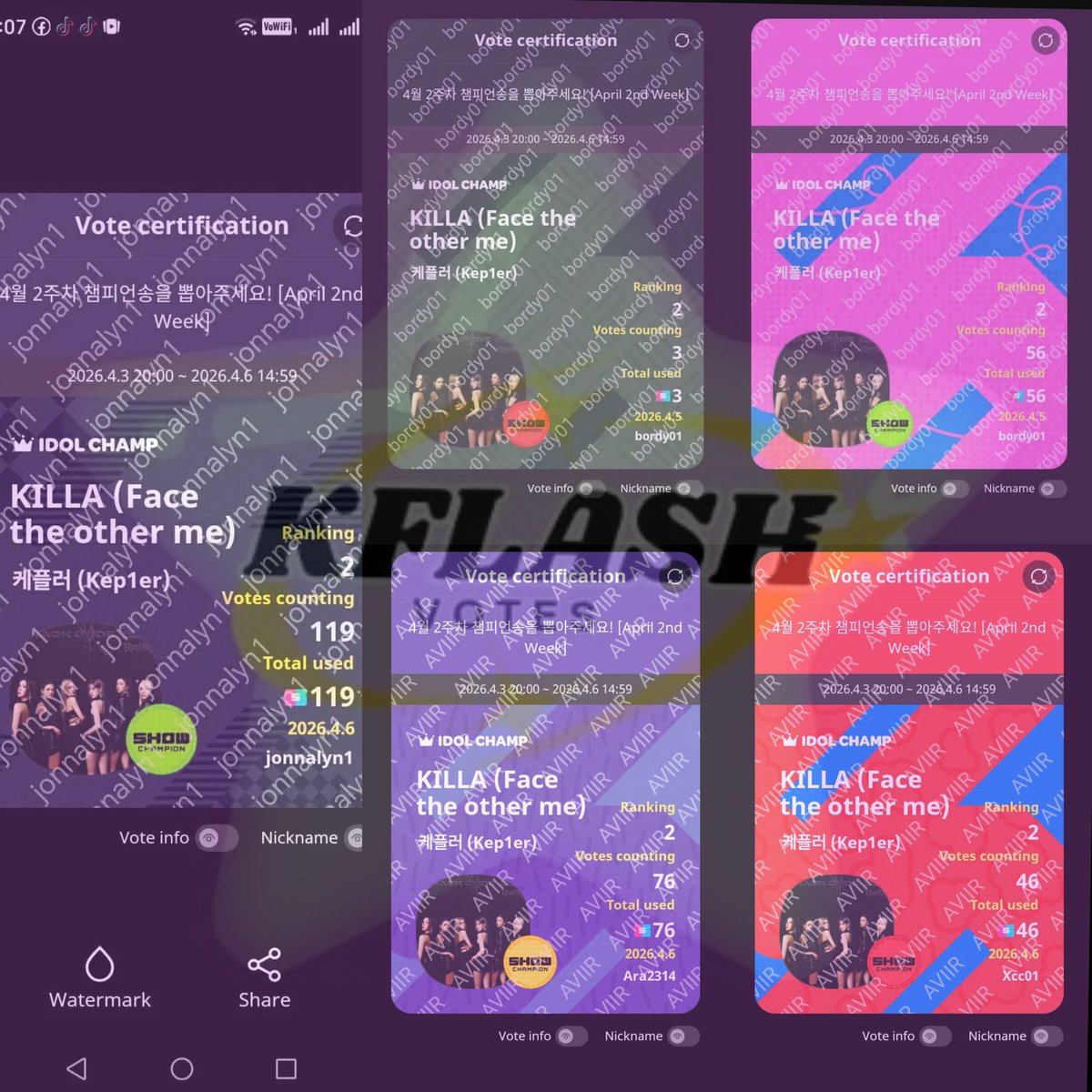 KFlash : Selling KPOP Votes tweet media
