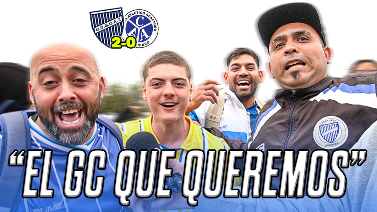 GODOY CRUZ 2-0 ACASSUSO | REACCIÓN CON LOS HINCHAS | PRIMERA NACIONAL 2026

youtu.be/QuQ-aZRauZs 🔗 

Suscribite 🔔 y dale MG 👍🏻

#futbolargentino #godoycruz #mendoza #acassuso #primeranacional