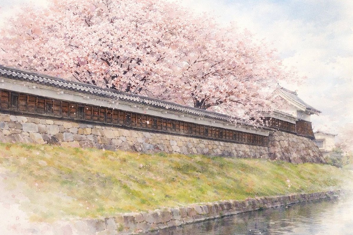 城のある風景 tweet media