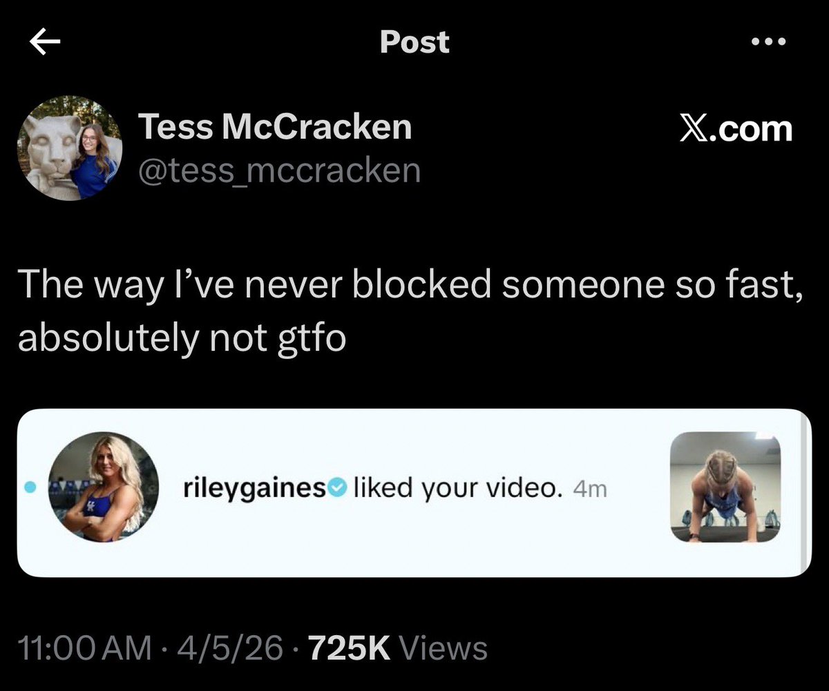 Riley Gaines tweet media