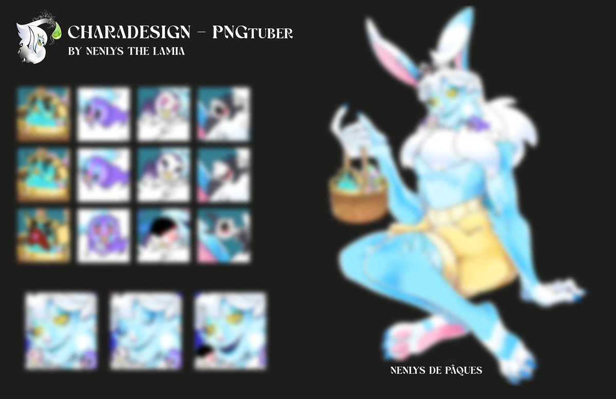 Hier j'ai révélé mon dernier design pour le mois de Pâques.

Votre Druidesse est prête à vous cacher des chocolats chez vous 🐇

Retrouvez moi sur BlueSky et Instagram pour voir mon travail 

#EasterHunt #charadesign #pngtuber #VTuber楽曲ランキング〜フィジカル編～ #conceptart